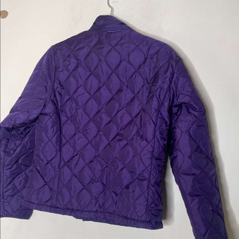 L.L. Bean Purple Quilted Jacket - Picture 4 of 4